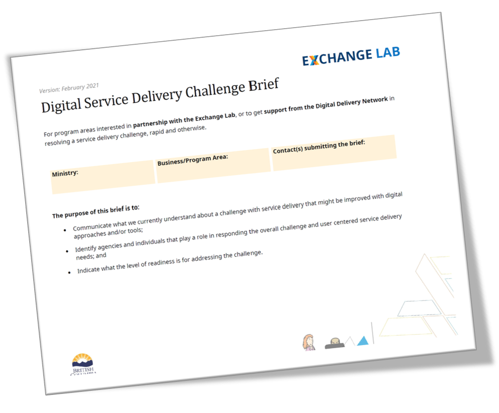 cover page illustration of the challenge brief document